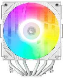 Кулер для процесора ID-Cooling FROZN A620 PRO SE ARGB SNOW, 2x120 мм, 6 теплових трубок, алюміній/мідь, Intel: 1851, 1700, 1200, 115x, AMD: AM4/AM5, 300±200 ~ 2000±10% об/мин, 27.2dB(A) Max, 157х120х142 мм, 2x120mm 4-pin PWM, до 260 Вт - мініатюра 2