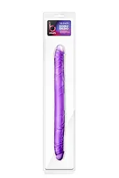 Двосторонній фалоімітатор B Yours 16 Inch Double Dildo 40.6 см фіолетовий - мініатюра 4