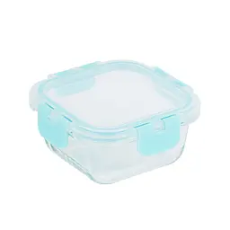 GIPFEL Контейнер скляний з кришкою AVALANCHE 800 мл, 17х17х7 см 50981 GIPFEL