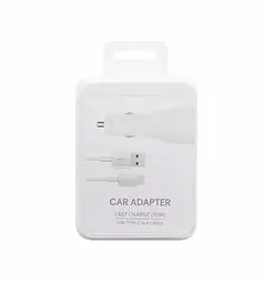 Автомобільний зарядний пристрій Samsung (OEM) Type-C White (ARM53430)