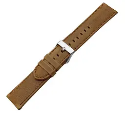 Шкіряний ремінець Primo для годинника Xiaomi Huami Amazfit Bip/Amazfit GTS Light Brown - мініатюра 2