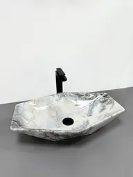 Умивальник VBI Venezia S granit gloss накладний VBI-012402, Мармур - мініатюра 2