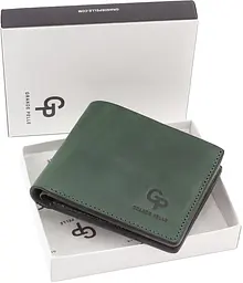 Чоловічий шкіряний портмоне GRANDE PELLE 11х9х2 см acs0024465 - мініатюра 5