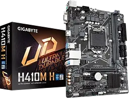 Материнська плата Gigabyte H410M H LGA 1200 (H410M H) Б/В