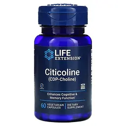 Холін (В-4) Citicoline (CDP-Choline) 60 капсул Life Extension vit0004765
