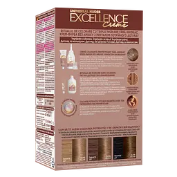Стійка крем-фарба для волосся L'Oreal Paris Excellence Crème Universal Nudes 7U Універсальний русявий 192 мл - мініатюра 2