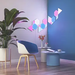 Розумна система освітлення Nanoleaf Shapes Triangles Starter Kit 15шт [80702] - мініатюра 3