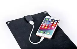 Портативний сонячний зарядний пристрій Dasolar 10W 1xUSB Black - мініатюра 5