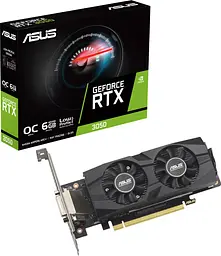 Відеокарта GeForce RTX 3050 6GB Asus LP Brk OC (RTX3050-O6G-LP-BRK) - мініатюра 2