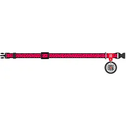 Нашийник для собак Waudog Nylon Кавун, з QR-паспортом, пластиковый фастекс, XS, 20-30х1 см - мініатюра 2