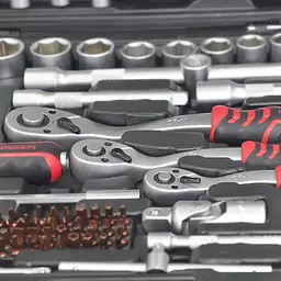 Набір інструментів Haisser 70234 1/2" 3/8" 1/4" 216 предметів - мініатюра 2