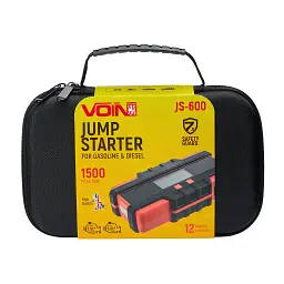 Пуско зарядний пристрій Voin 12000mAh/44,4Wh/12V START-300A/1500A (JS-600) - мініатюра 8