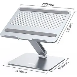 Підставка для ноутбука Ugreen LP339 Adjustable Laptop Stand Silver [UGR-40291] [123589] - мініатюра 2