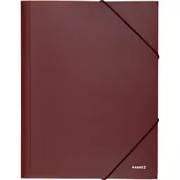 Папка на резинках Axent A4 500 мкм burgundy (1508-04-A)