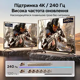 HDMI-перемикач UGREEN CM624 3 входи HDMI та 1 вихід HDMI HDMI 2.1 до 8K 60 Гц та 4K 240 Гц (95521) - мініатюра 14