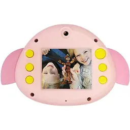 Цифровий фотоапарат дитячий Upix Kids Camera SC11 Pink - мініатюра 2