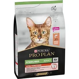 Сухий корм для кішок Purina Pro Plan Sterilised з лососем 3 кг (7613036517454) - мініатюра 2