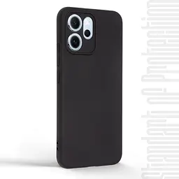 Чехол-накладка для смартфона OPPO Reno14 F 5G/Reno14 FS 5G, противоударный, силиконовый, термополиуретановый (ТПУ), с защитой камеры и корпуса, черный, защита всего корпуса, ArmorStandart (ARM87159) - мініатюра 2