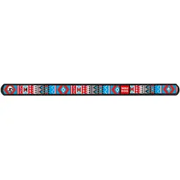 Браслет Waudog Design Етно, шкіра, M, 21-23х1,5 см, чорний - мініатюра 2