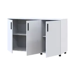 Комод Doros Торн Білий 3 ДСП 135х51.6х80 (41510169) - мініатюра 2