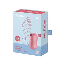 Стимулятор Satisfyer Cotton Candy Light Red Милий вакуумний, 8.6х4.2 см рожевий - мініатюра 7