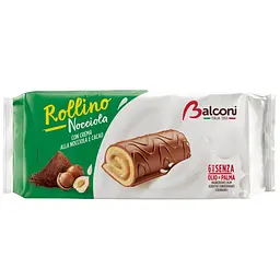 Бисквитные рулетики Balconi Rollino Nicciola 222 г