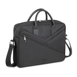 Сумка для ноутбука RivaCase 15" 8124 Clark Black ECO (8124BlackECO) - мініатюра 1