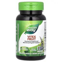 Вітекс священний Vitex Fruit 400 mg 100 Capsules Nature's Way vit0006188