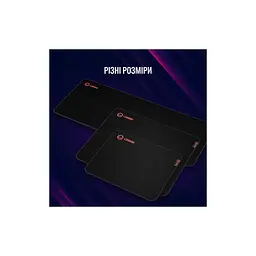 Килимок для мишки Lorgar Main 323 Black/Red (LRG-GMP323) - мініатюра 10