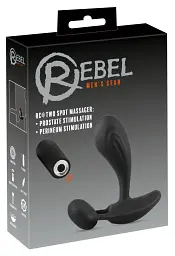 Стимулятор простати Rebel RC Two Spot 11 см (чорний) - мініатюра 17