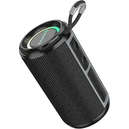 Портативна bluetooth колонка Borofone BR37 TWS з LED підсвічуванням чорний