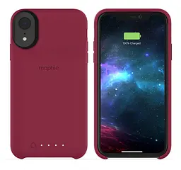 Чохол-акумулятор із бездротовою зарядкою Mophie Juice Pack Access Power Bank 2000 mAh для iPhone XR Red - мініатюра 10