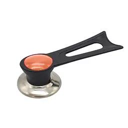 Ручка підставка для кришки каструлі сковороди 15.5 см Жовтогарячий, Kitchen Master Помаранчевий 86541 - мініатюра 3