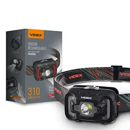 Налобний світлодіодний ліхтарик Videx VLF-H025C, 310Lm 5000K (26572-000) - мініатюра 2