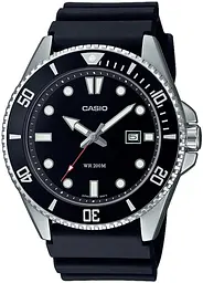 Годинник наручний кварцовий чоловічий водонепроникний оригінальний Casio MDV-107-1A1VEF