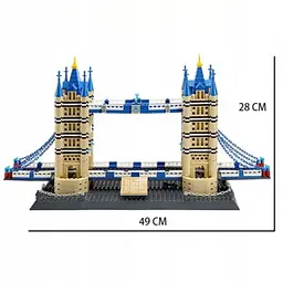 Конструктор архітектура  Wange 3D Тауерський міст   The Tower Bridge  5215 Лондон 3Д 1052 деталі - мініатюра 3