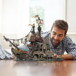 Тривимірна головоломка-конструктор CubicFun Піратський корабель Тортуга (T4039h) - мініатюра 5