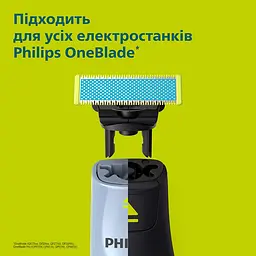 Змінні леза Philips OneBlade First Shave 3 шт. (QP235/50) - мініатюра 2