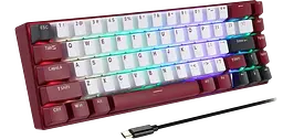 Клавіатура бездротова Motospeed BK67 Longhua RGB Blue Red (mtbk67rmb) - мініатюра 2