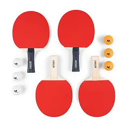 Набір для настільного тенісу Butterfly Racket Set Easy 4 Bats 6 Balls (6257643202) - мініатюра 2