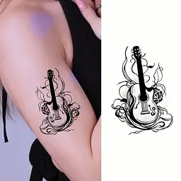 Набір дитячих тимчасових татуювань "Чорні міні №4" black-tattoo-mini-set-4-H - мініатюра 3