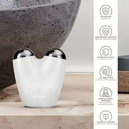 Мікрострумовий підтягувач обличчя GESKE MicroCurrent Face-Lifter 6 в 1 білий - мініатюра 5