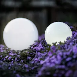 Садова декоративна RGB куля Lumiled Atris 30 см на сонячній батареї - мініатюра 6