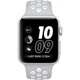 Ремінець Sport Nike для Apple Watch 38/40/41mm Gray/White [103385] - мініатюра 2