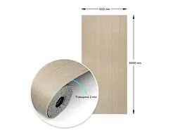 Самоклеюча вінілова плитка в рулоні STICKER WALL 600*3000*2мм SW-00002046 - мініатюра 4