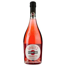 Упаковка ігристого винного напою Martini Spritz Rosato рожевий напівсолодкий 4.5 л (0.75 л x 6 шт.) - мініатюра 2