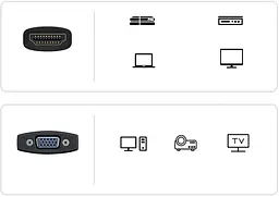 Кабель Baseus Lite Series Adapter HDMI to VGA WKQX010001 Black - мініатюра 5