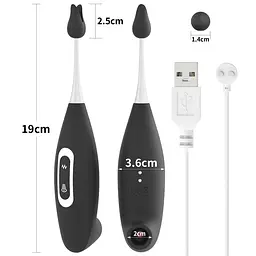 Стимулятор IJOY RECHARGEABLE CLIT PRO VIBRATOR LOVETOYS 66-LV430218 98580 - мініатюра 7