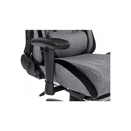 Крісло ігрове GT Racer X-2534-F Gray/Black Suede (X-2534-F Fabric Gray/Black Suede) - мініатюра 10