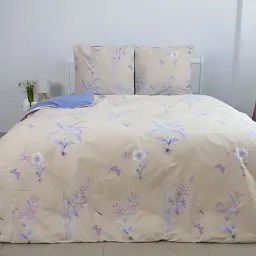 Комплект постільної білизни ТЕП Soft Dreams Квітуча Магія сімейний 70x70 помаранчевий - мініатюра 2